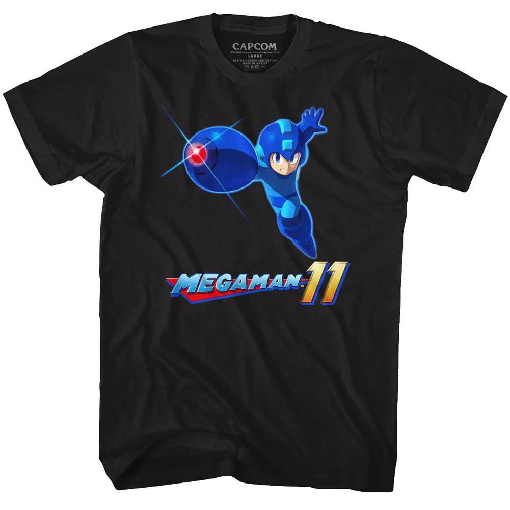 Mega Man - MEGA 11 Adult Shirt