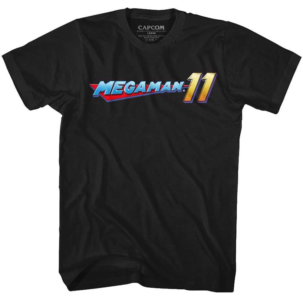 Mega Man - MEGA LOGO Adult Shirt