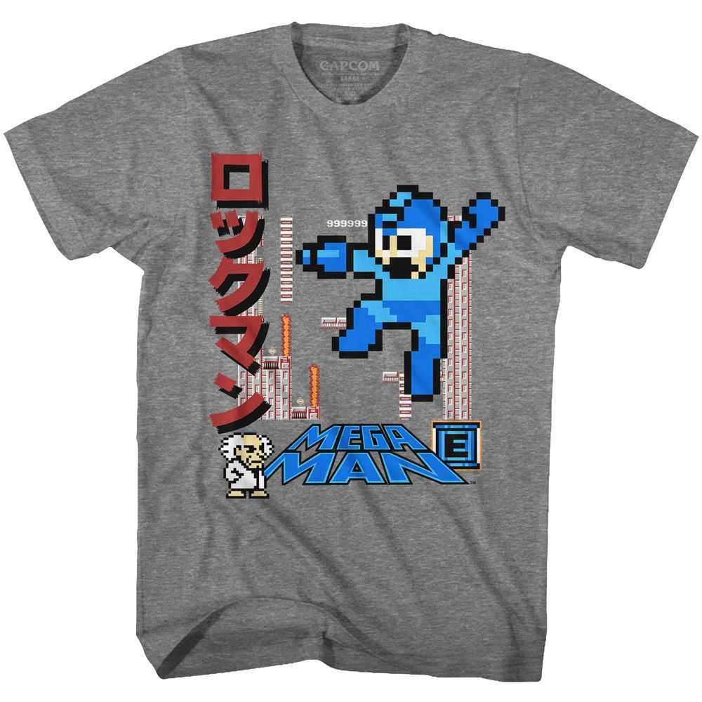 Mega Man - MEGA MEGA MAN Adult Shirt