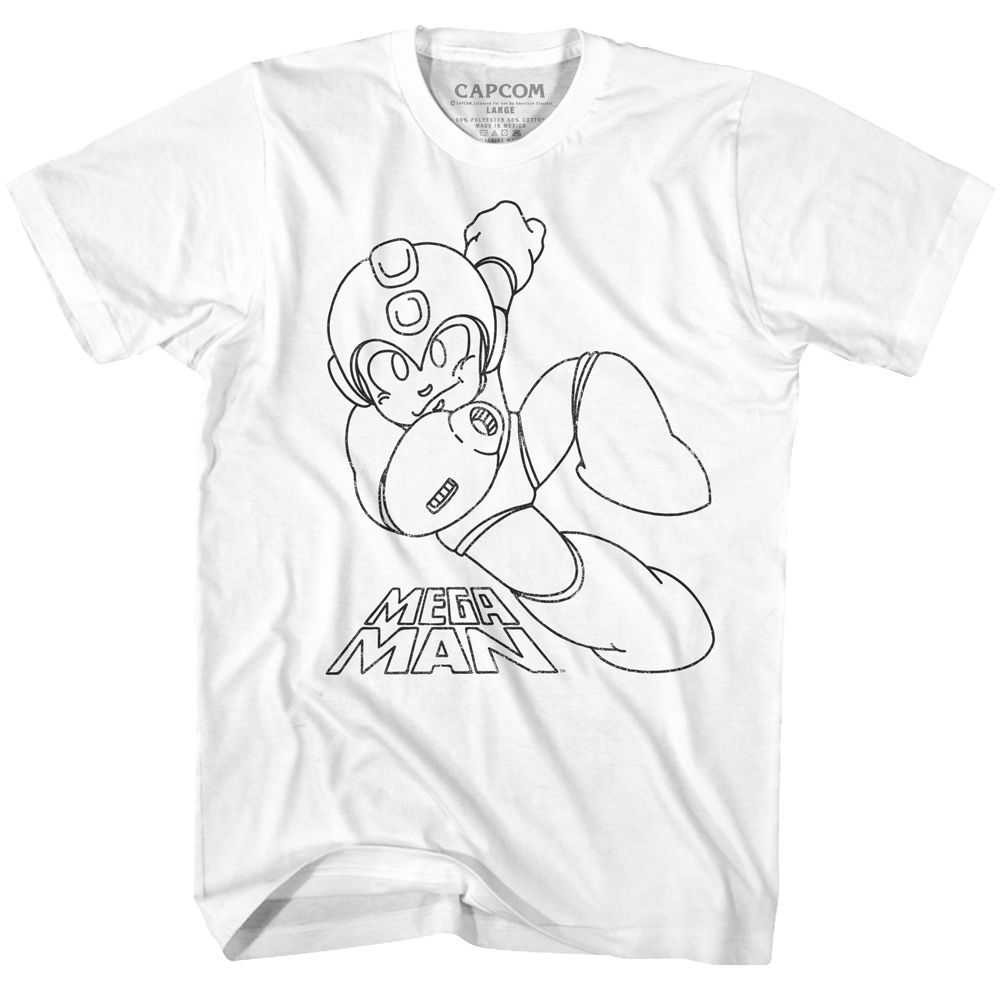 Mega Man - WARPED ROCK Adult Shirt