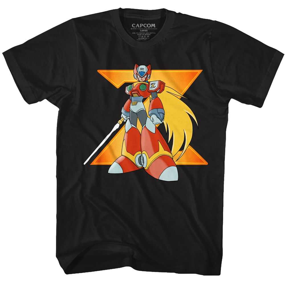 Mega Man - BIG ZERO Adult Shirt