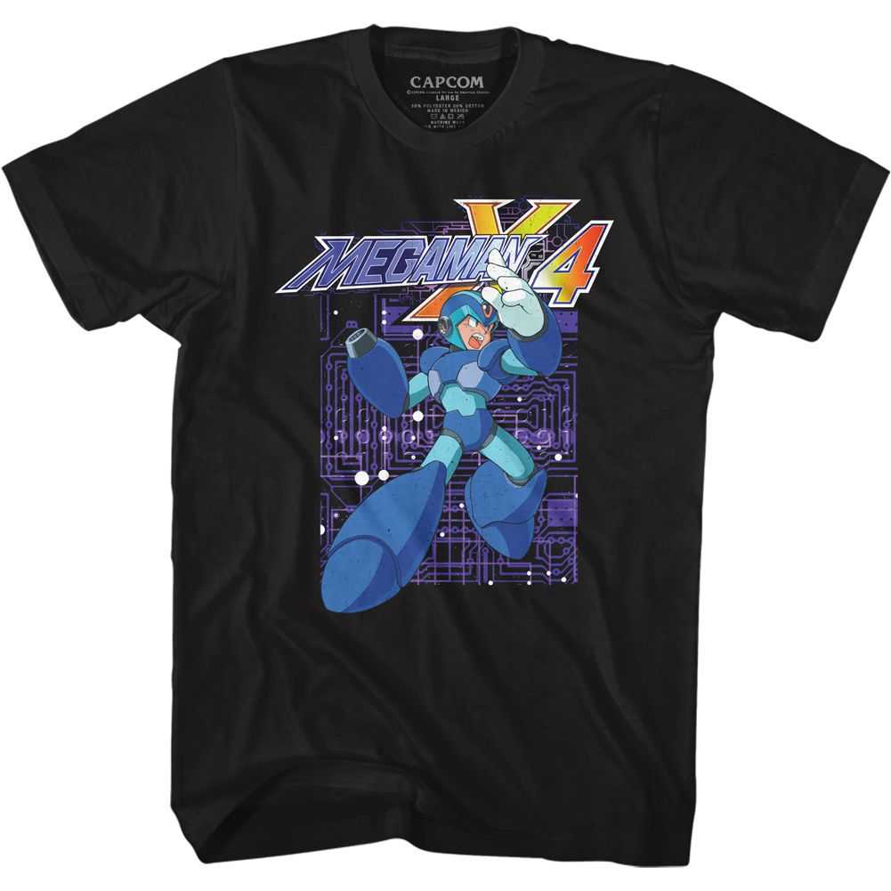 Mega Man - MEGAMAN X4 DIGITAL Adult Shirt
