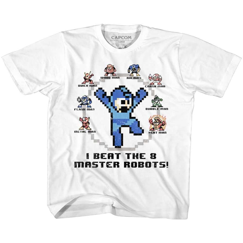 Mega Man - 8 MASTER ROBOTS Youth Shirt