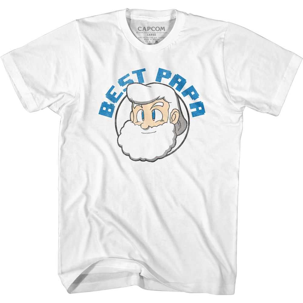 Mega Man - BEST PAPA Adult Shirt