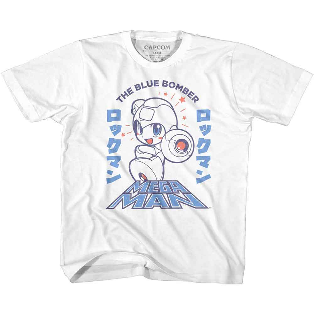 Mega Man - MEGAMAN BLUE BOMBER Youth Shirt