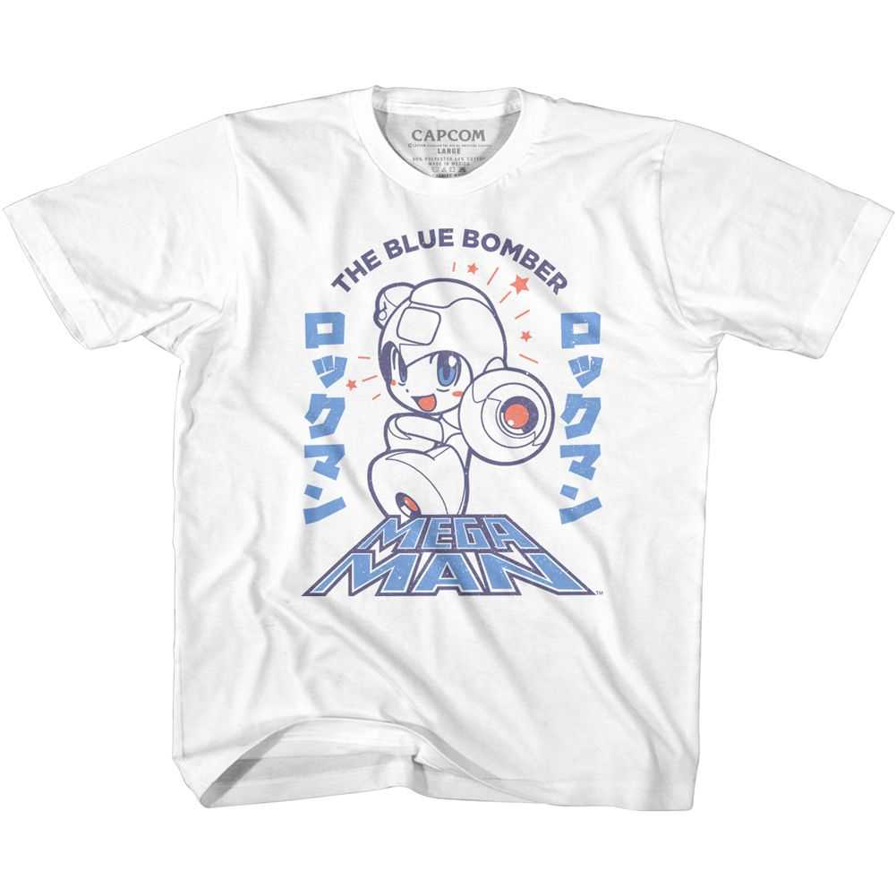 Mega Man - MEGAMAN BLUE BOMBER Youth Shirt