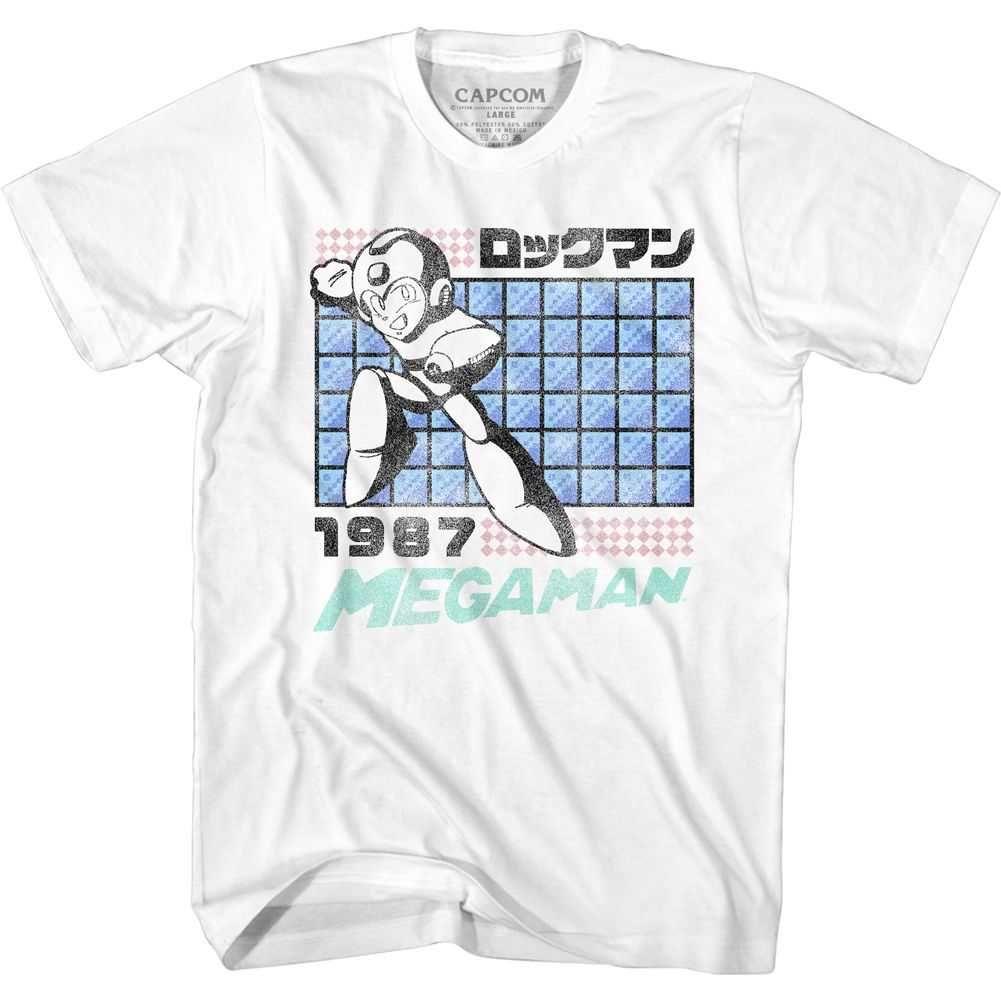 Mega Man - MEGAMAN 87 Adult Shirt