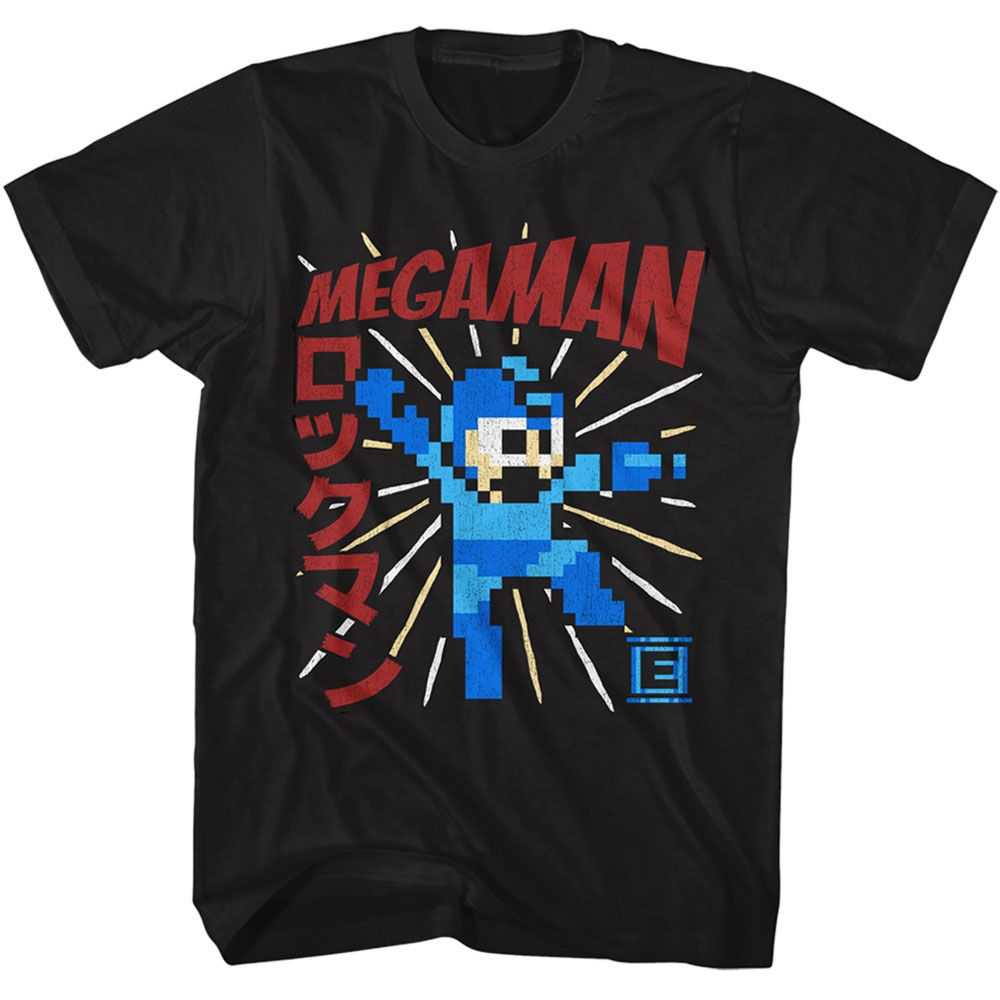 Mega Man - MEGAMAN ENERGY BOOSTER Adult Shirt