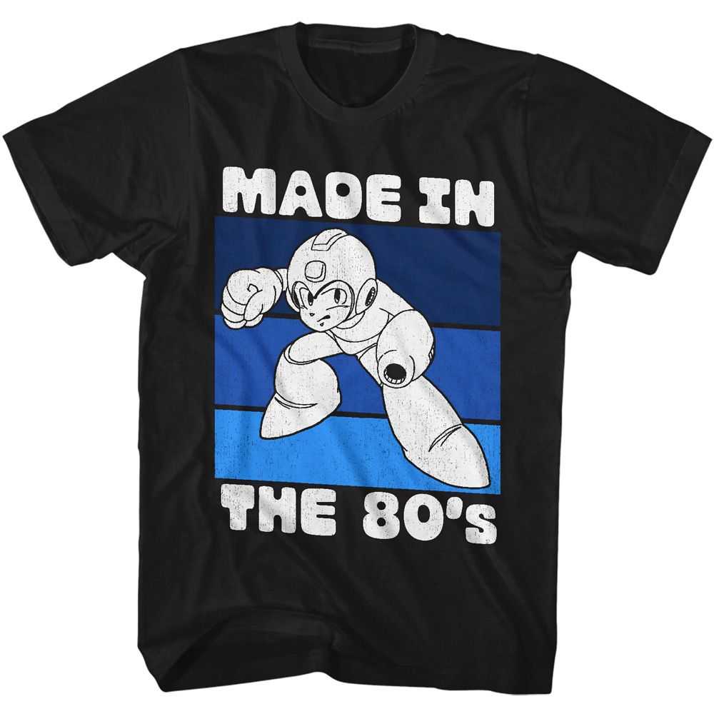 Mega Man - MEGAMAN MADE IN THE 80S Adult Shirt