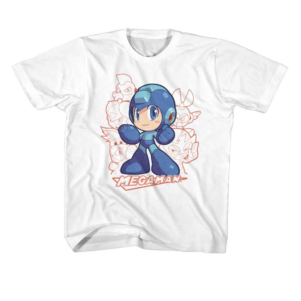 Mega Man - MEGAMAN CHARACTER GROUP Youth Shirt