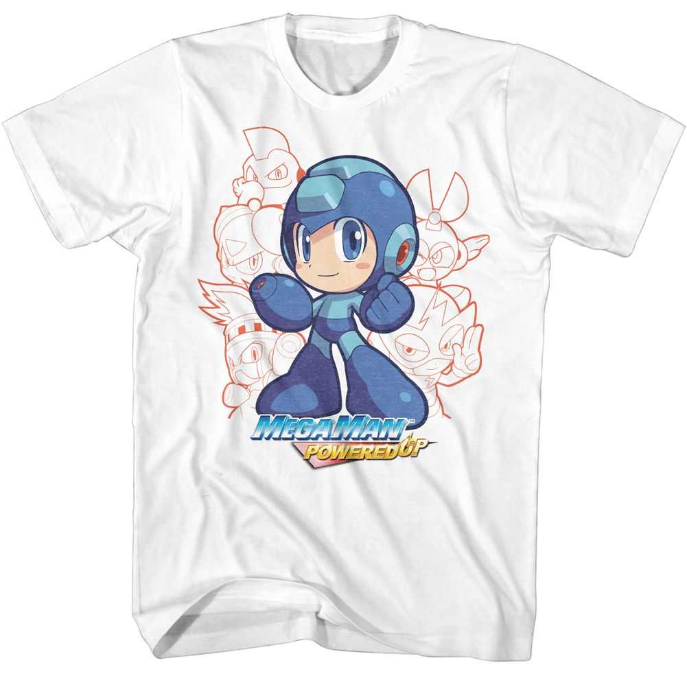 Mega Man - MEGA MAN-CHARACTER GROUP Adult Shirt