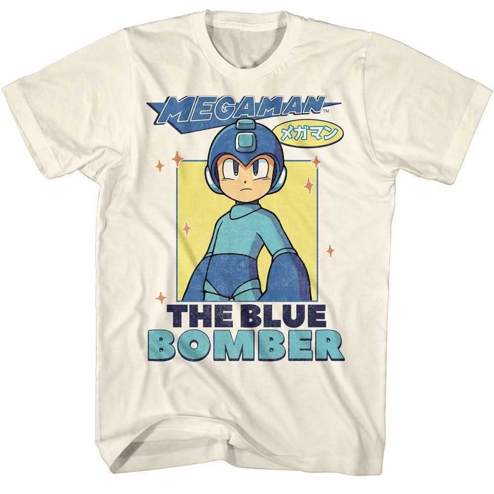 Mega Man - MEGA MAN THE BLUE BOMBER Adult Shirt