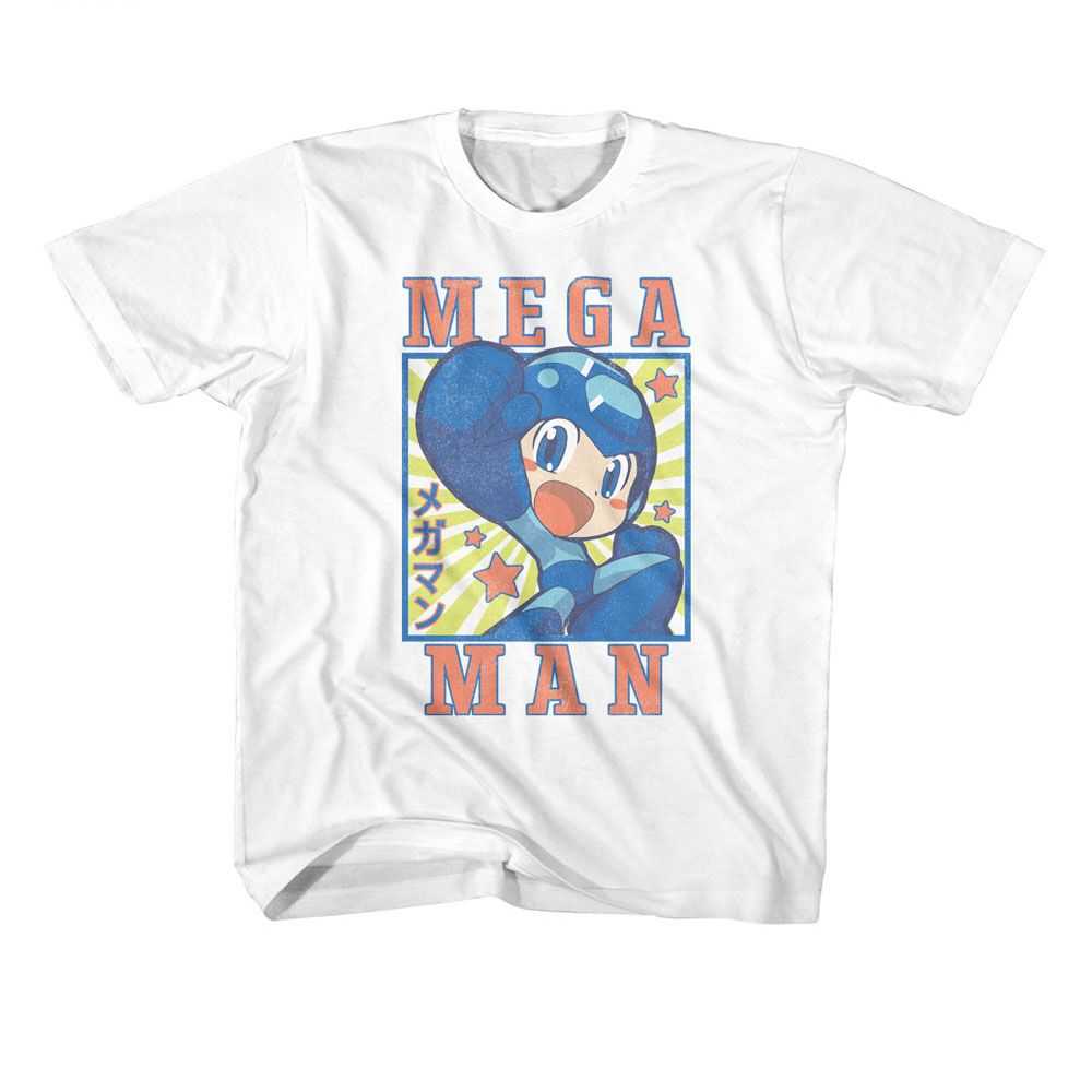 Mega Man - MEGA MAN SQUARE AND STARS Youth Shirt
