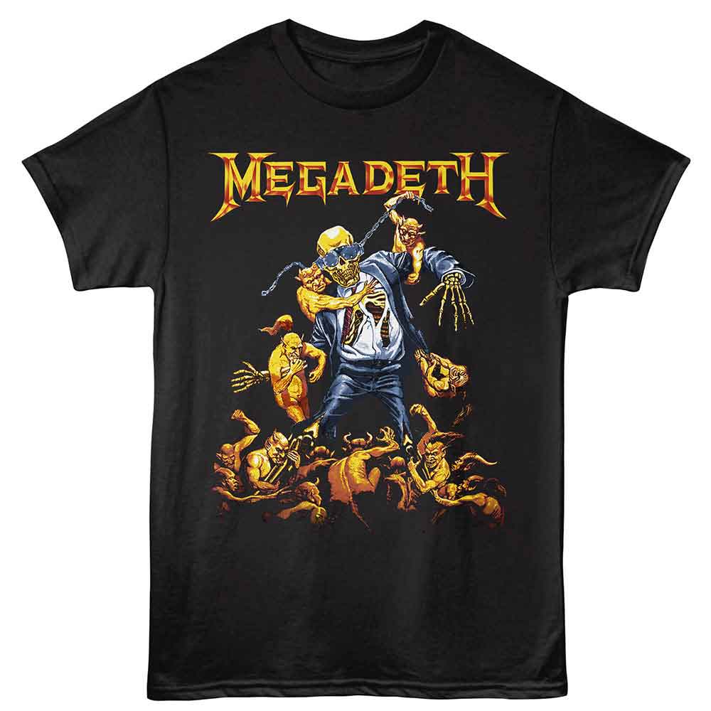 Megadeth - MEGADETH VIC GOES TO HELL Adult Shirt