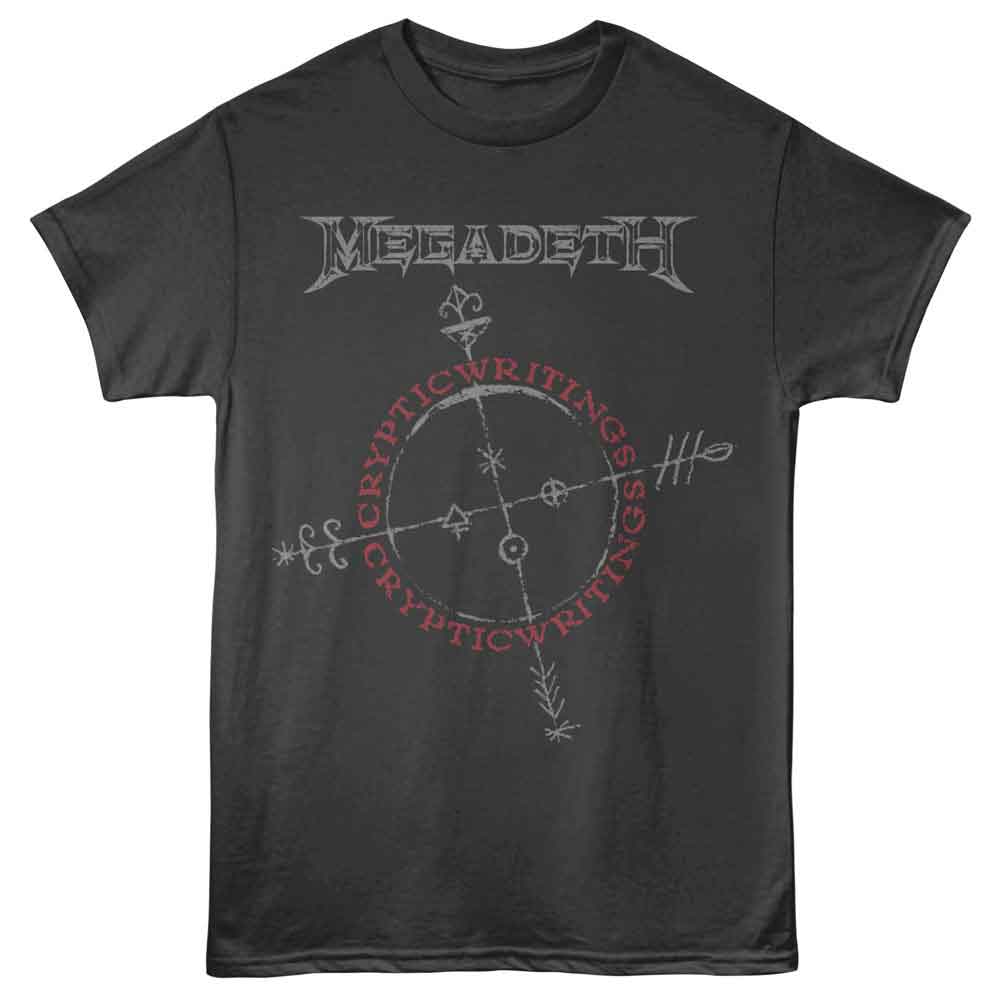 Megadeth - MEGADETH CRYPTIC WRITINGS Adult Shirt