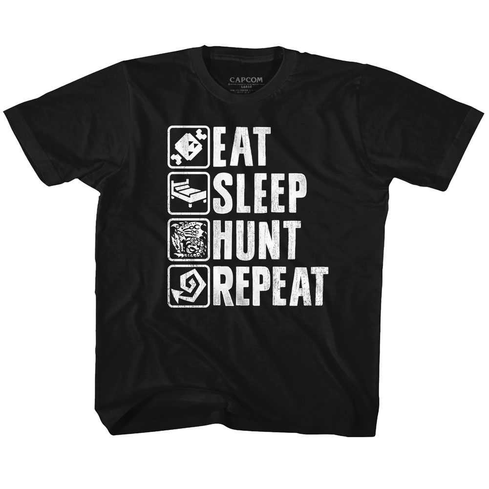 Monster Hunter - HUNT REPEAT Youth Shirt