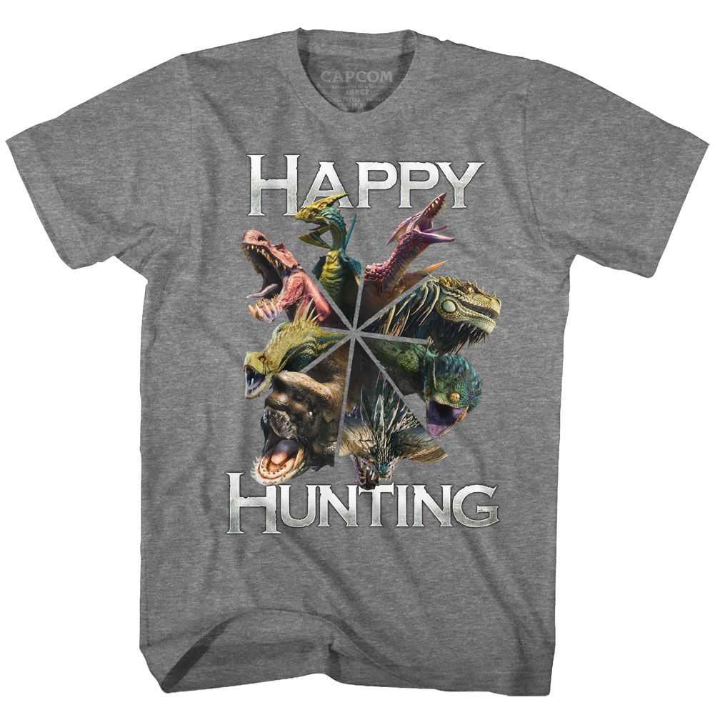 Monster Hunter - HAPPY HUNTING Adult Shirt