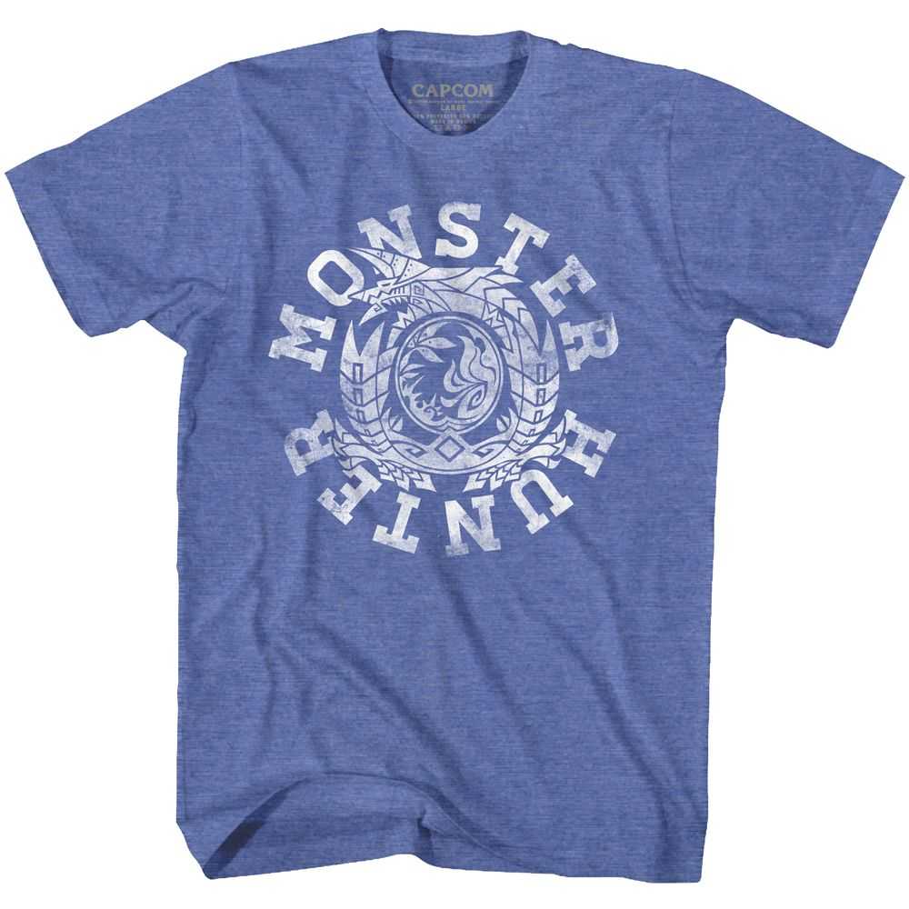 Monster Hunter - MH CIRCLE WHITE INK Adult Shirt