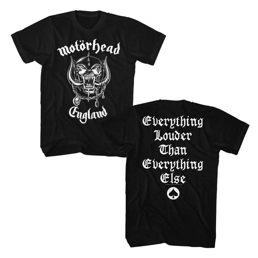 Motorhead - MOTORHEAD EVERYTHING LOUDER Adult Shirt