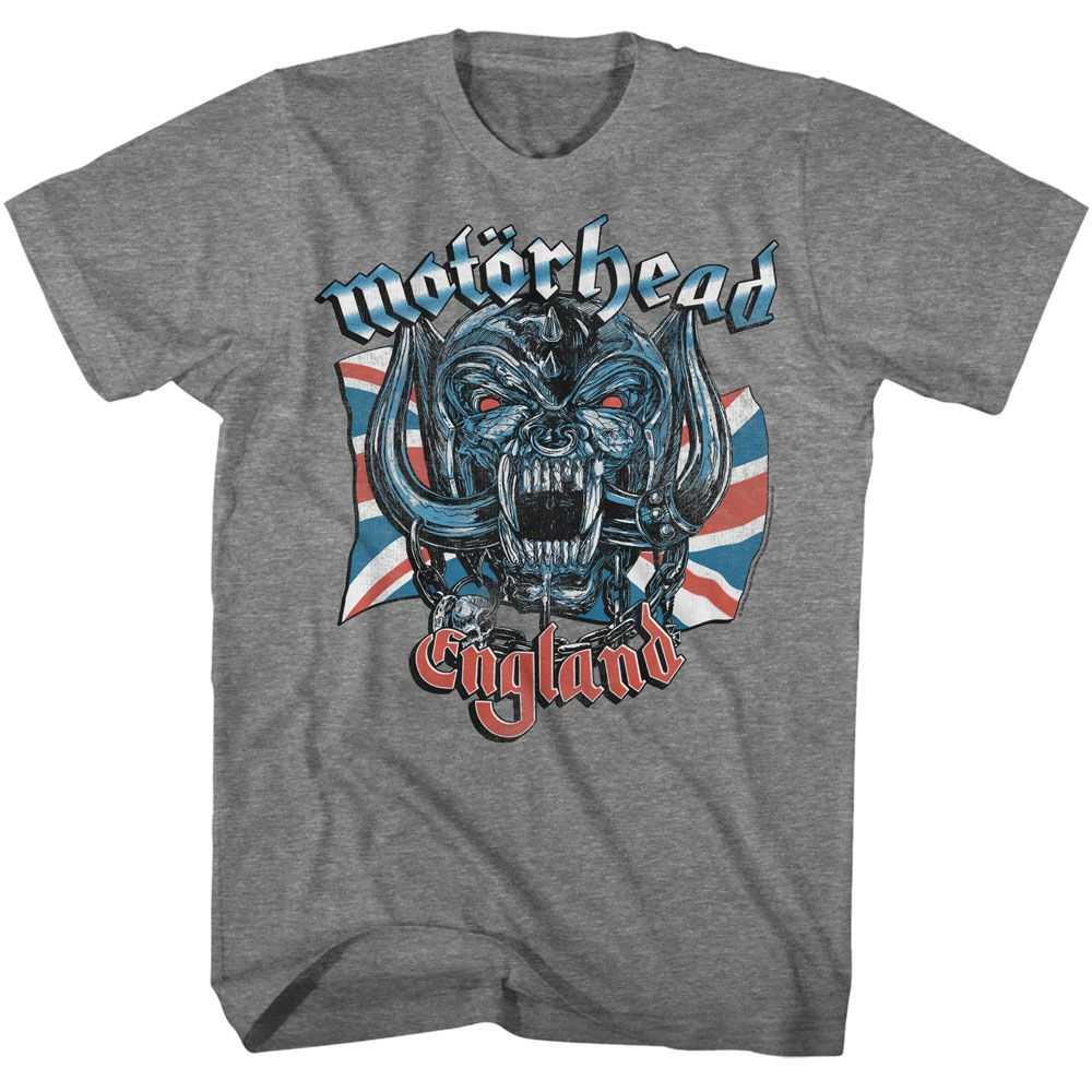Motorhead - MOTORHEAD UNION JACK ENGLAND Adult Shirt