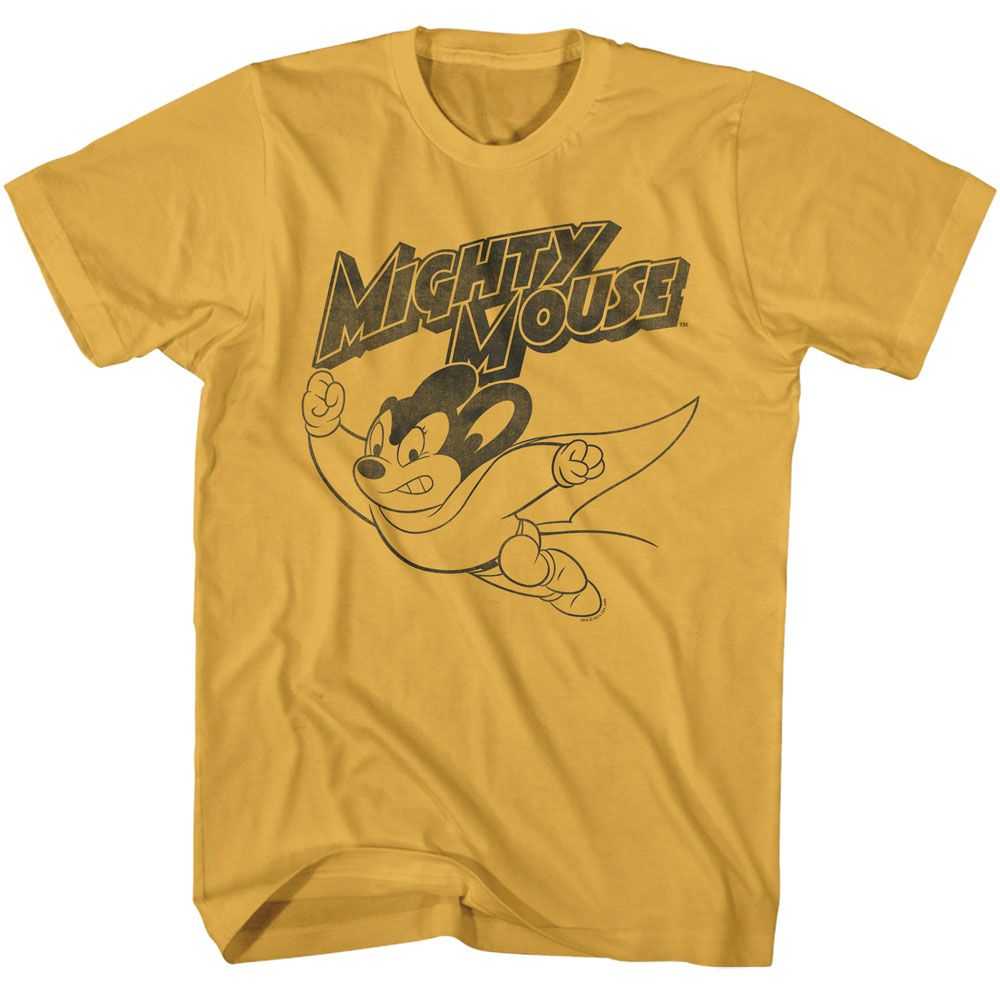 Mighty Mouse - MIGHTY MOUSE FLYING Adult Shirt