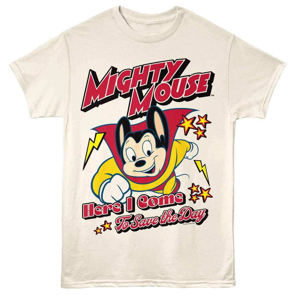 Mighty Mouse - MIGHTY MOUSE BOLTS Adult Shirt