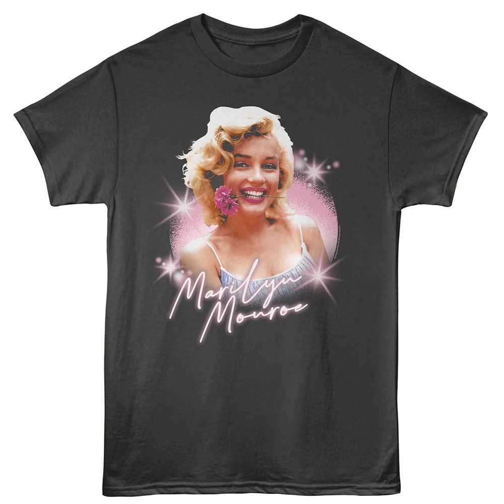 Marilyn Monroe - MARILYN MONROE FLOWER Adult Shirt