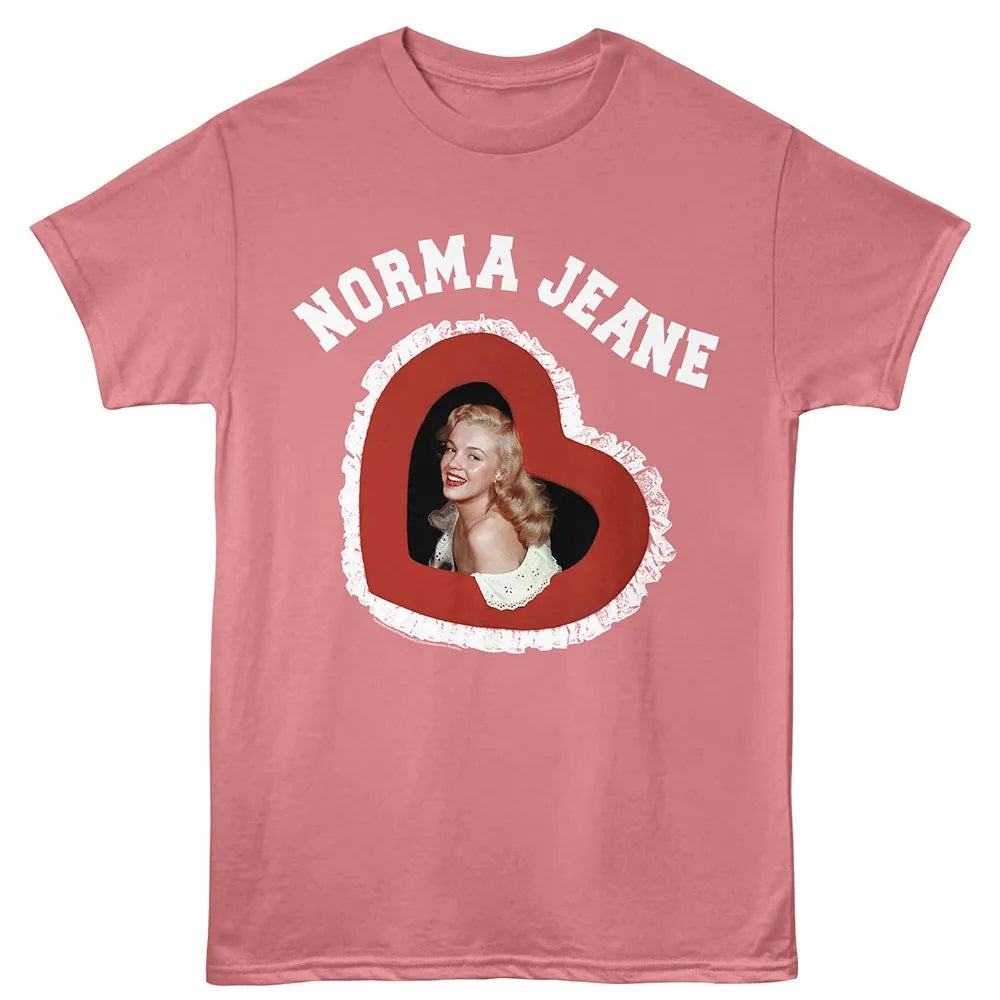 Marilyn Monroe - MARILYN MONROE NORMA HEART Adult Shirt