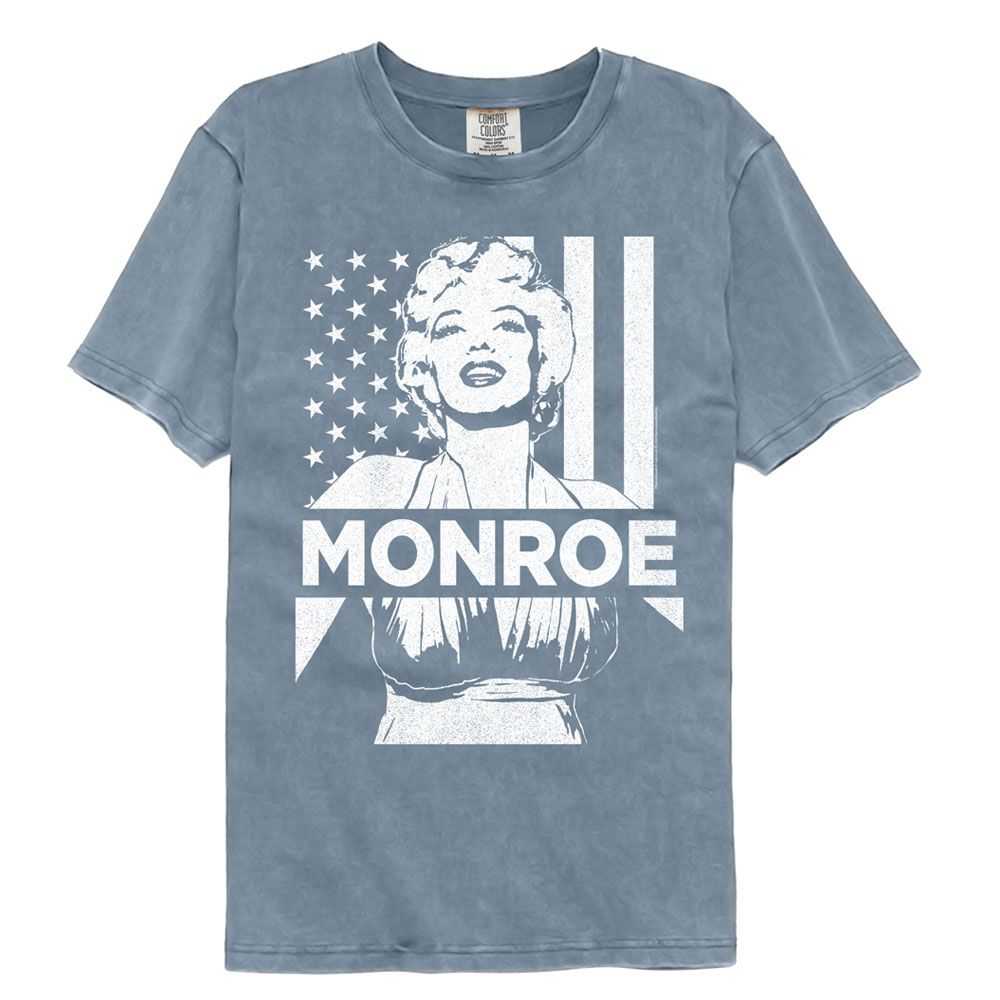 Marilyn Monroe - MARILYN MONROE FLAG Adult Shirt
