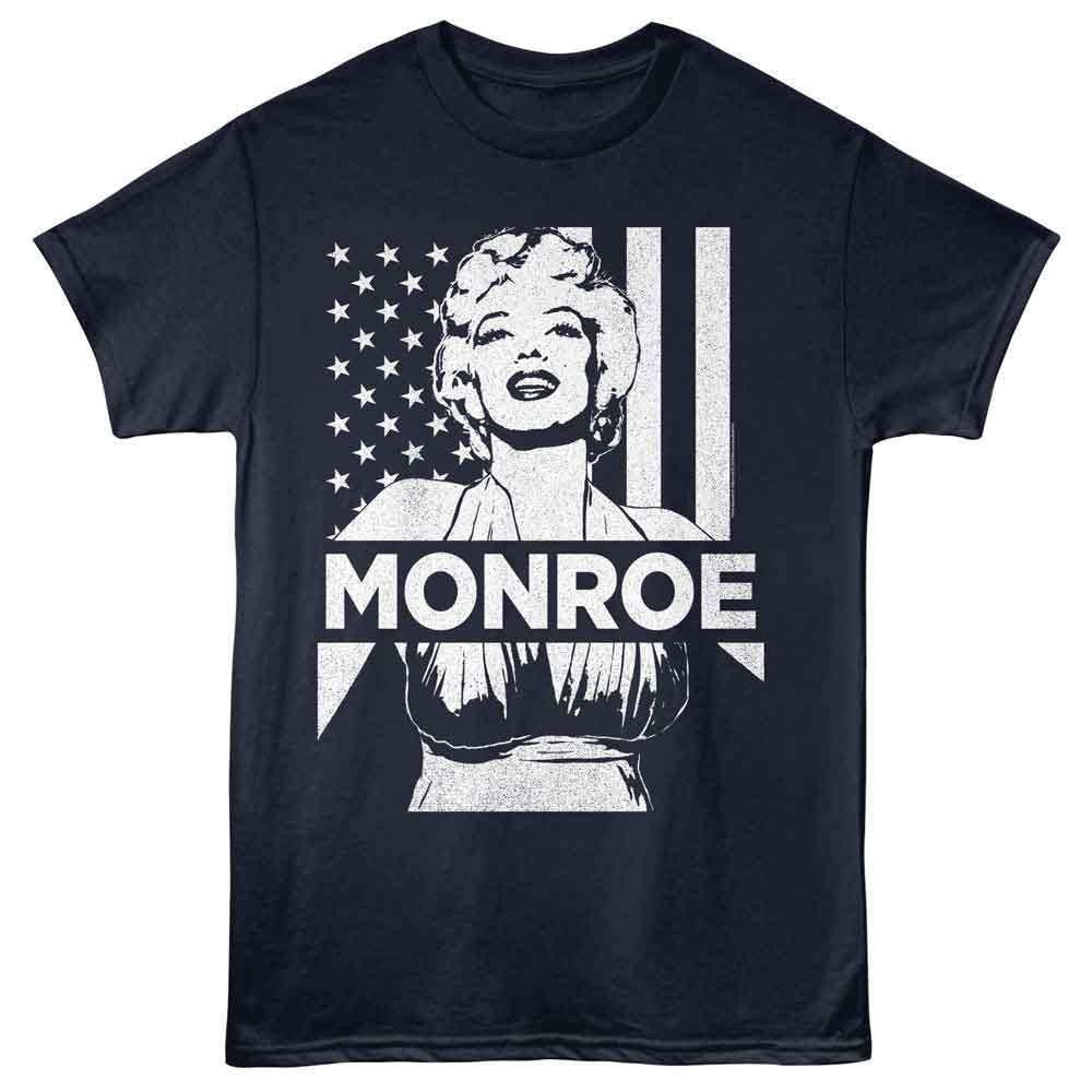 Marilyn Monroe - MARILYN MONROE FLAG Adult Shirt