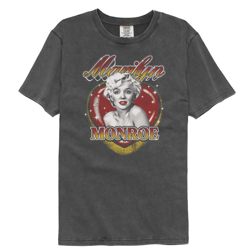 Marilyn Monroe - MARILYN MONROE SPARKLE HEART Adult Shirt