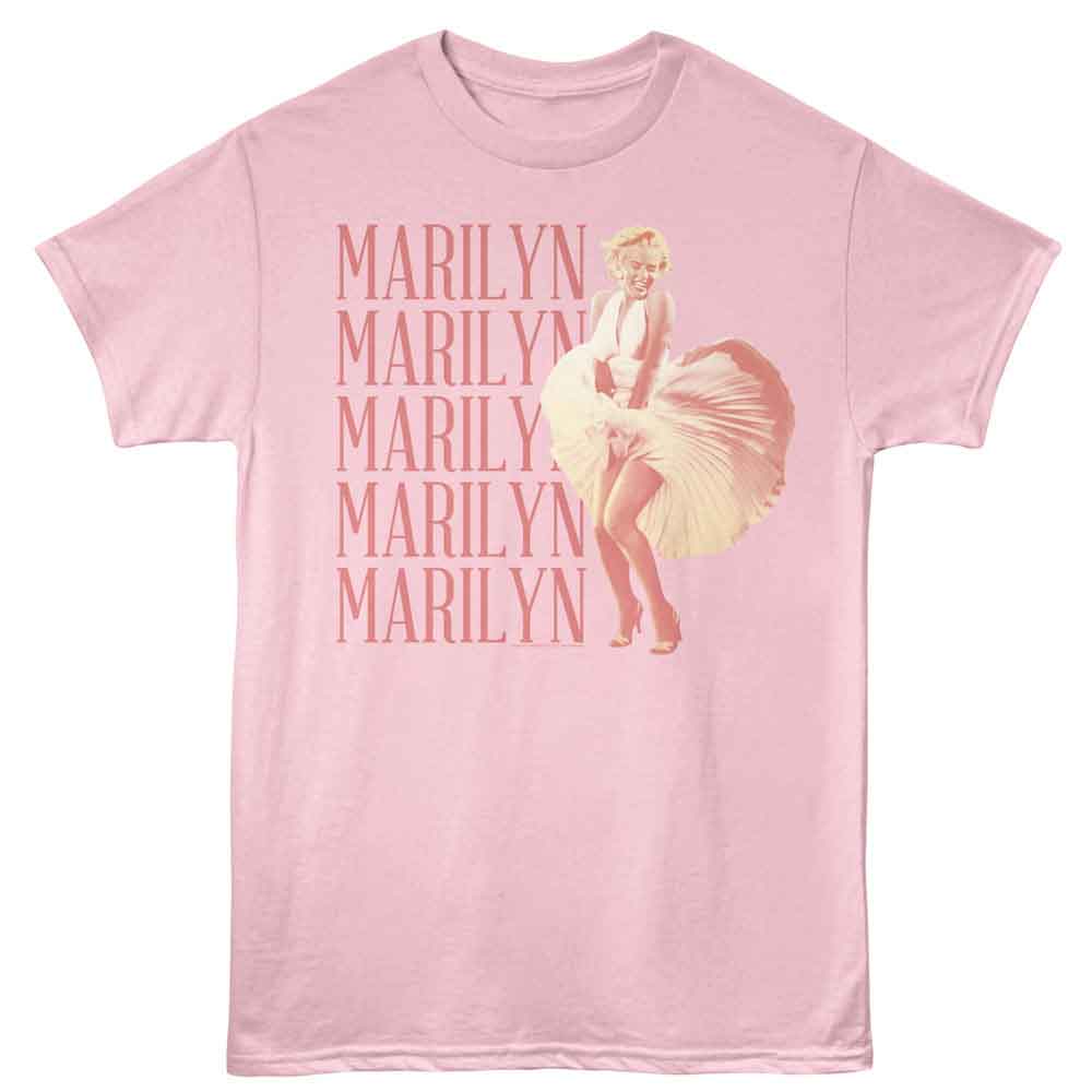 Marilyn Monroe - MARILYN MONROE SWEPT SKIRT REPEAT Adult Shirt