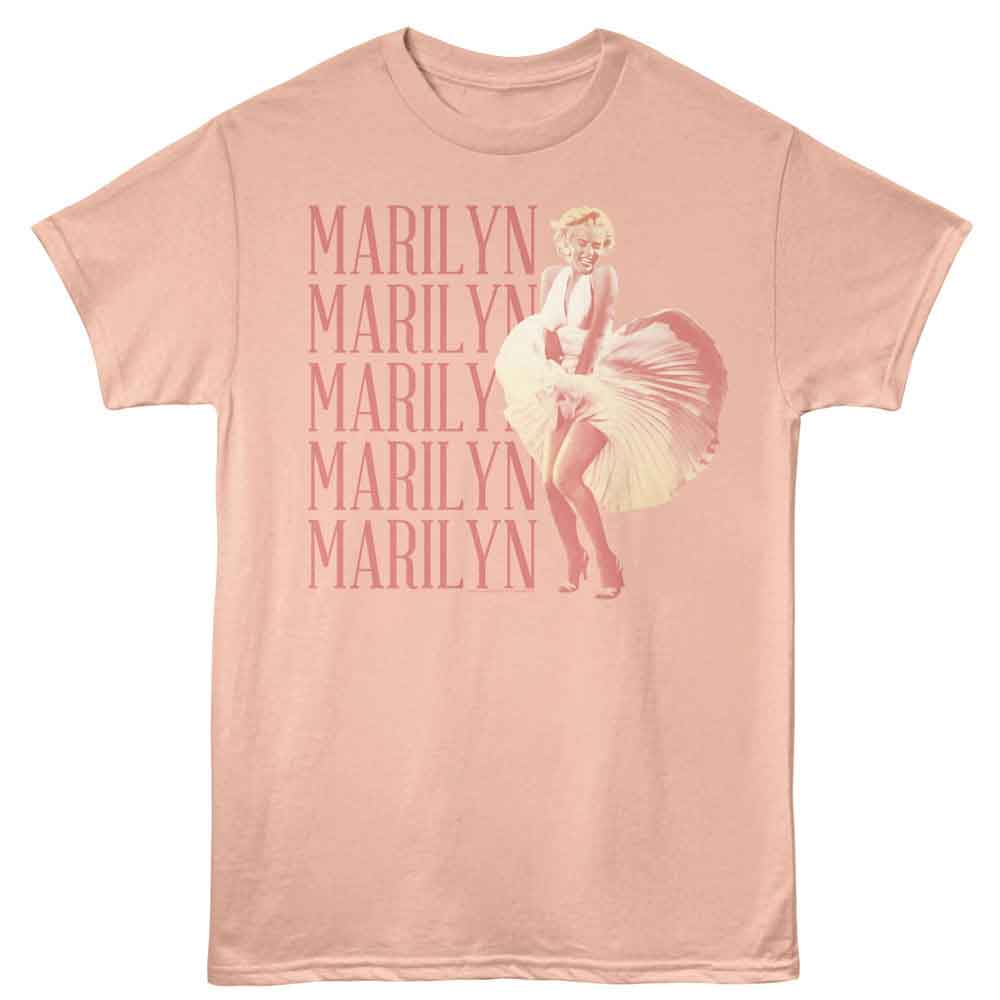 Marilyn Monroe - MARILYN MONROE SWEPT SKIRT REPEAT Adult Shirt