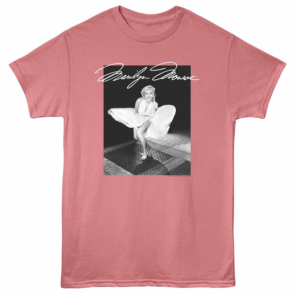 Marilyn Monroe - MARILYN MONROE WINDY SUBWAY GRATING Adult Shirt