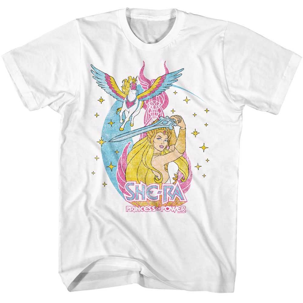 Masters Of The Universe - MOTU SHE RA SWIFTWIND STARS Adult Shirt