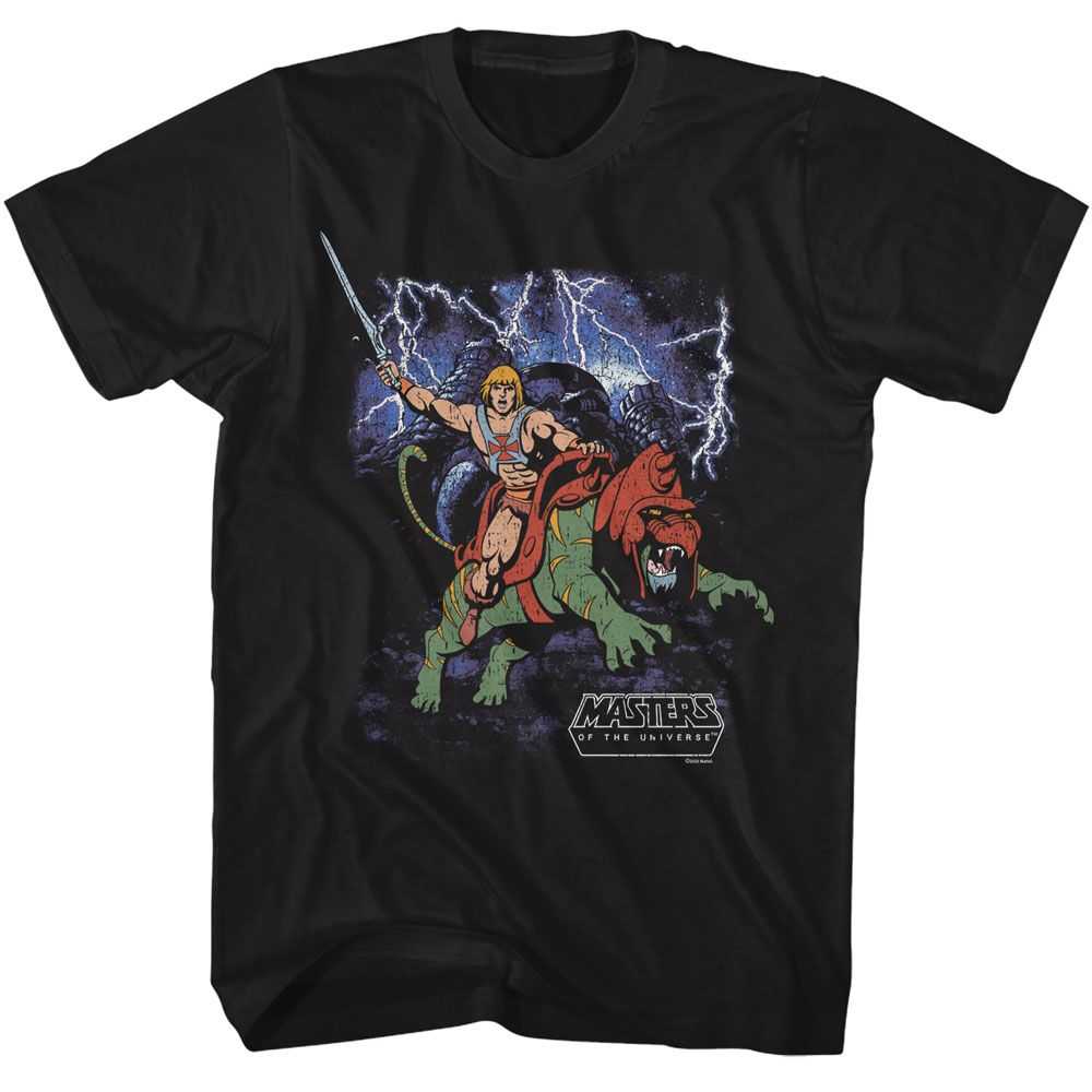 Masters Of The Universe - MOTU BATTLECAT CHARGE Adult Shirt