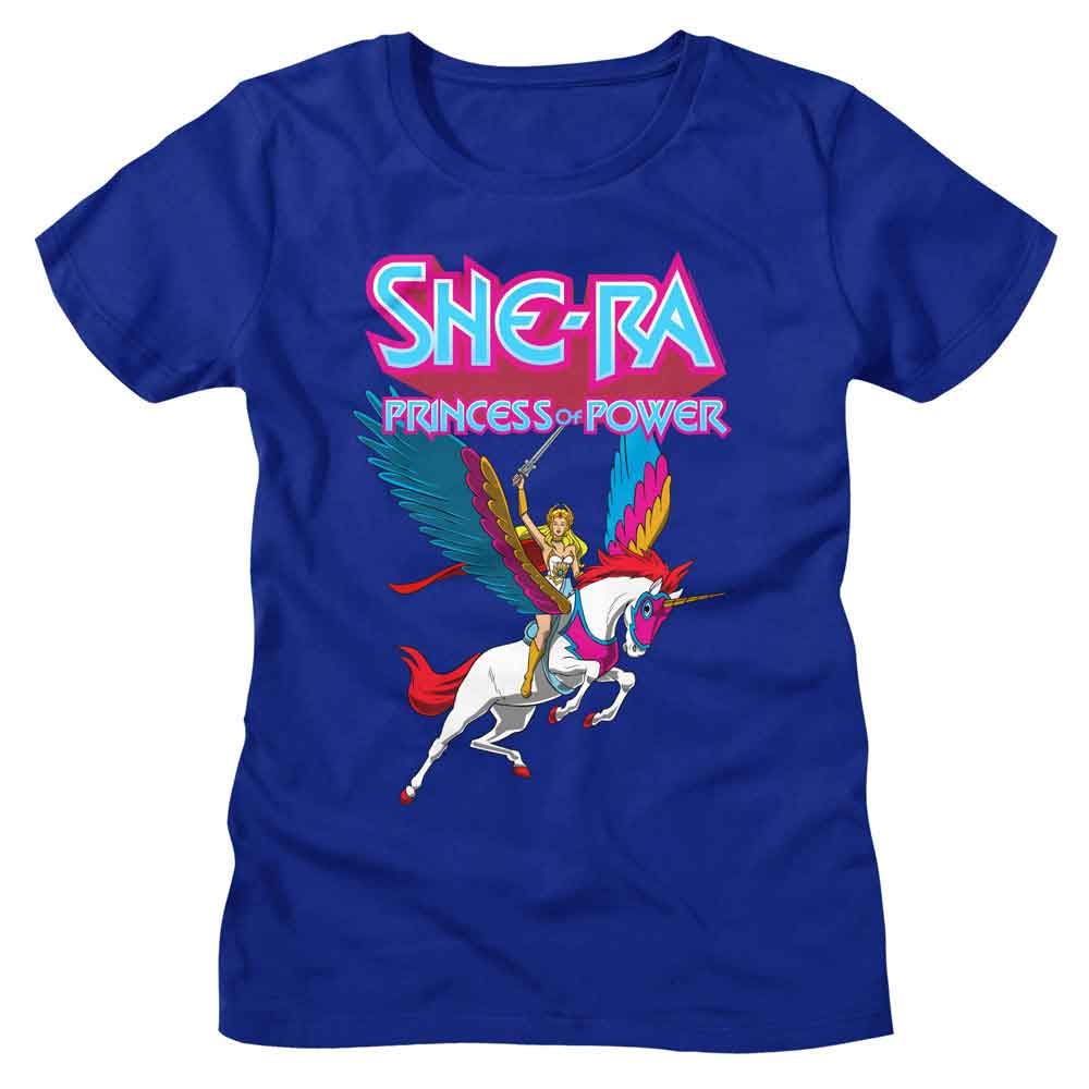 Masters Of The Universe - MOTU SHE RA SWIFTWIND AND LOGO Adult Shirt