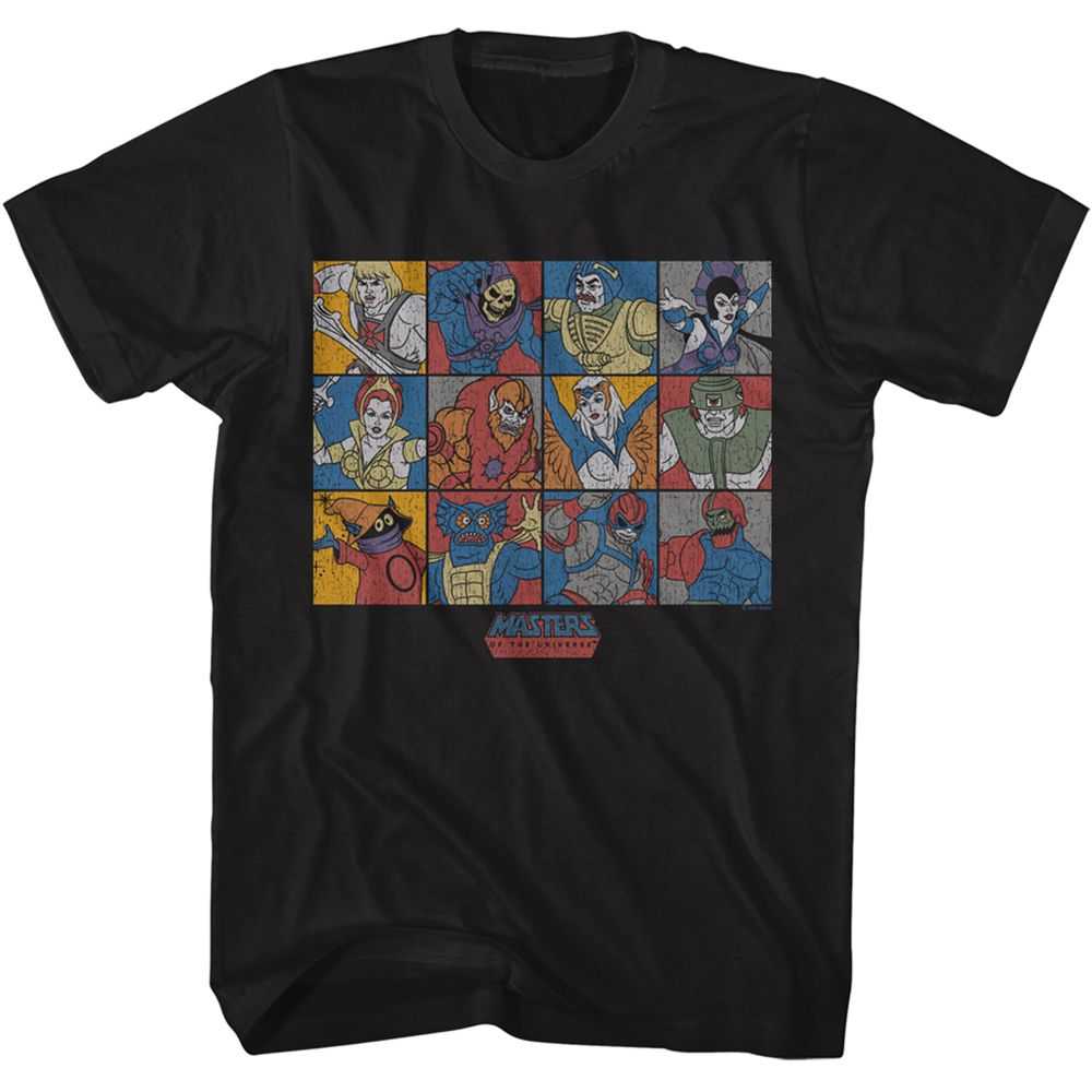 Masters Of The Universe - CHARACTER BLOCKS Adult Shirt