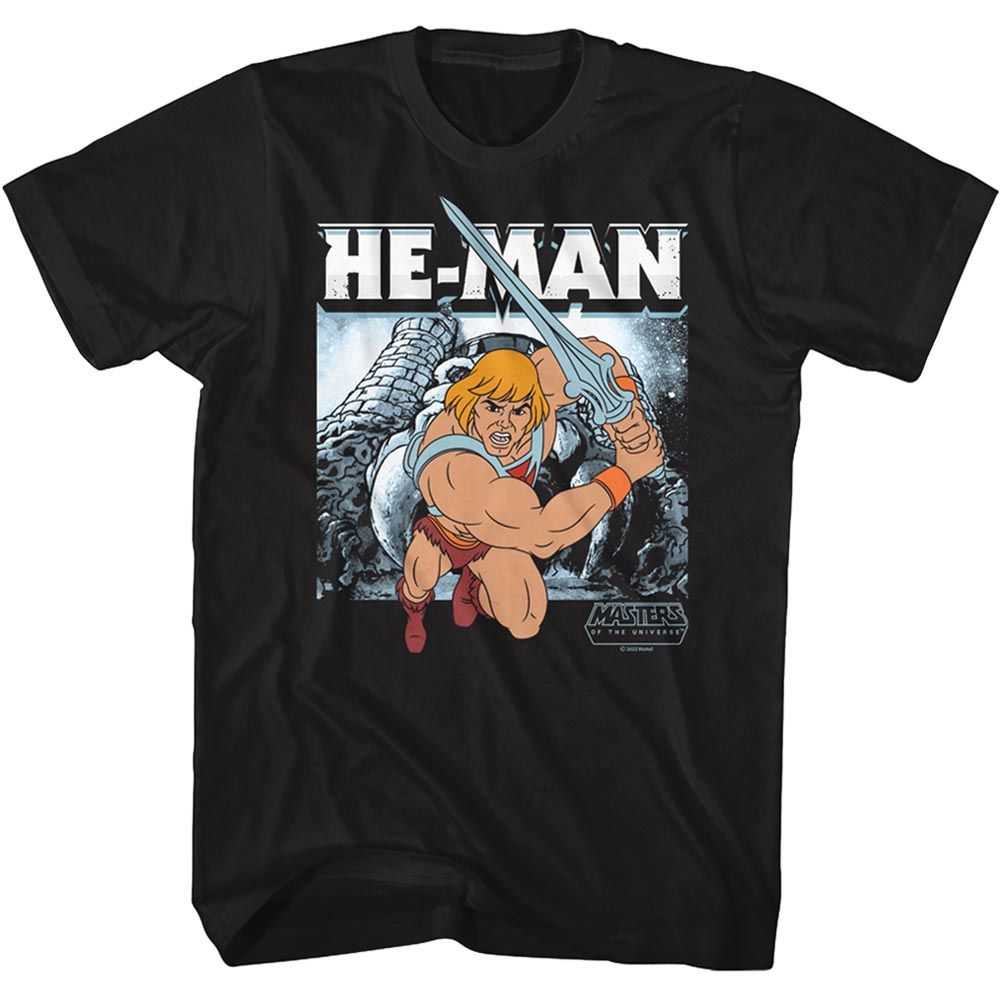 Masters Of The Universe - MOTU HE MAN CHARGING Adult Shirt