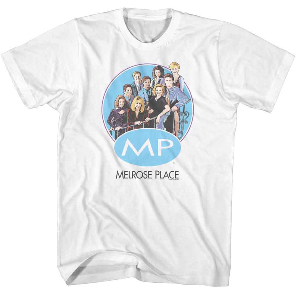 Melrose Place - MELROSE PLACE CREW ON STAIRS Adult Shirt