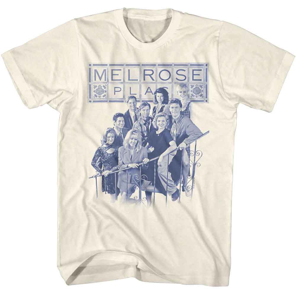 Melrose Place - MELROSE PLACE GROUP SHOT AND TILES Adult Shirt