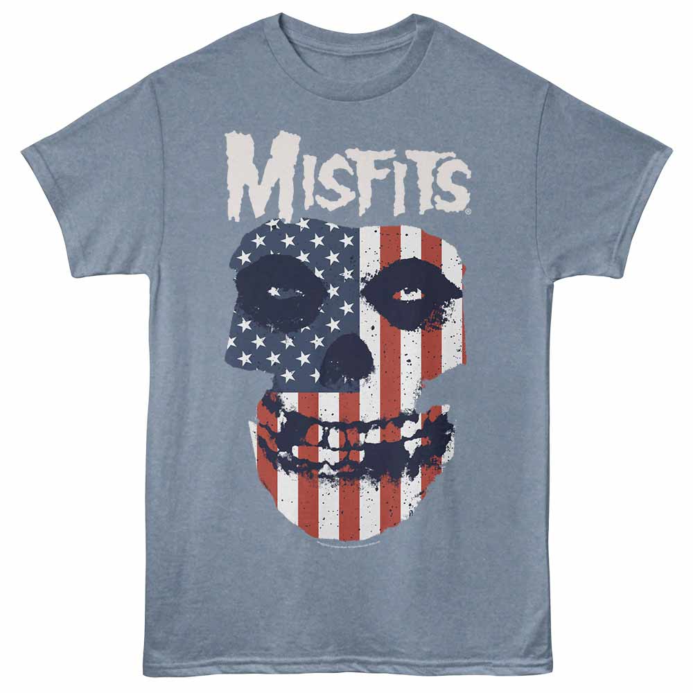 Misfits - MISFITS FLAG FACE Adult Shirt