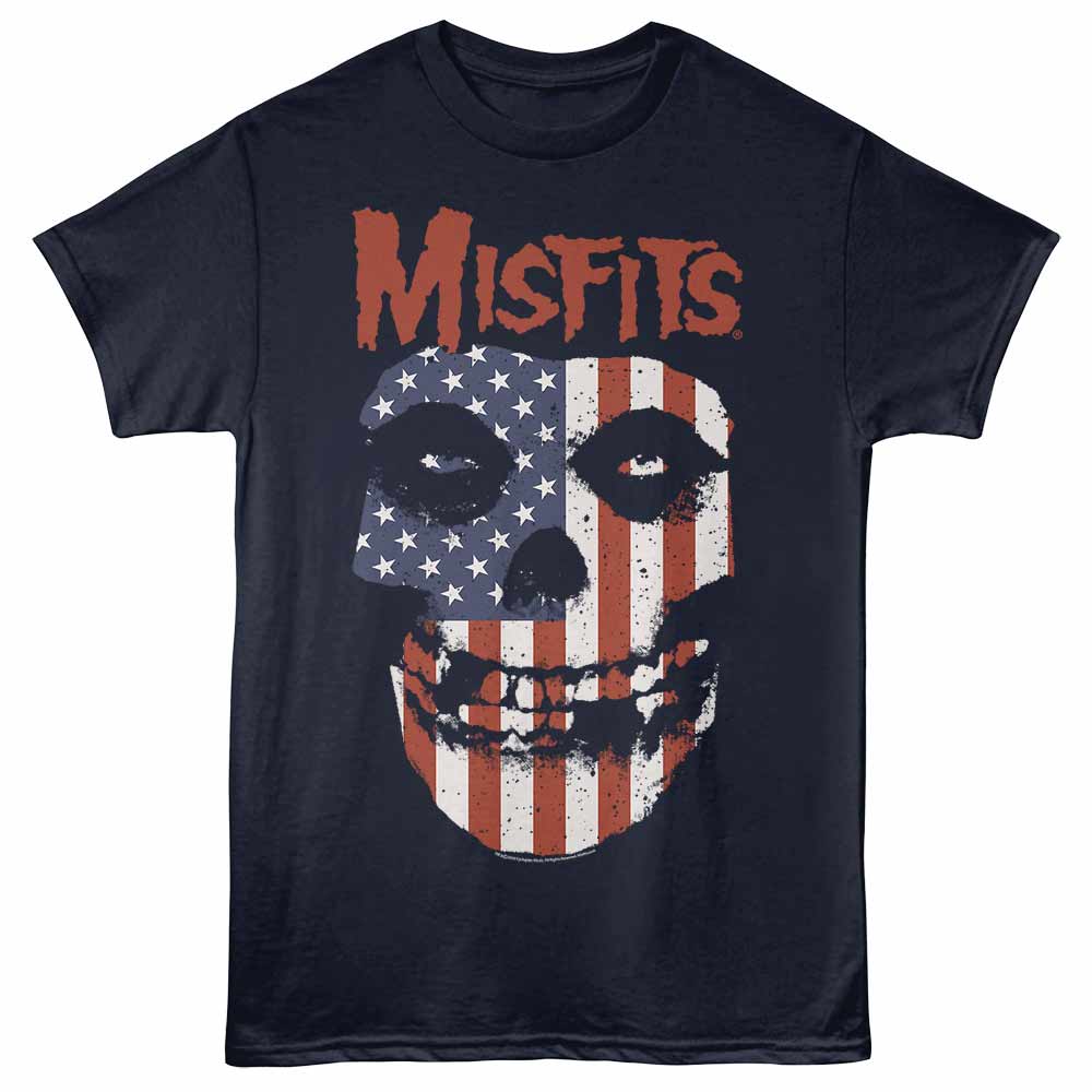 Misfits - MISFITS FLAG Adult Shirt