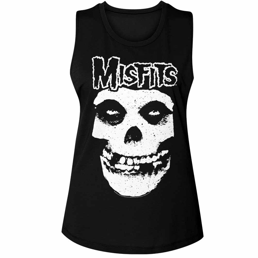 Misfits - MISFITS LOGO OUTLINE SKULL Adult Shirt
