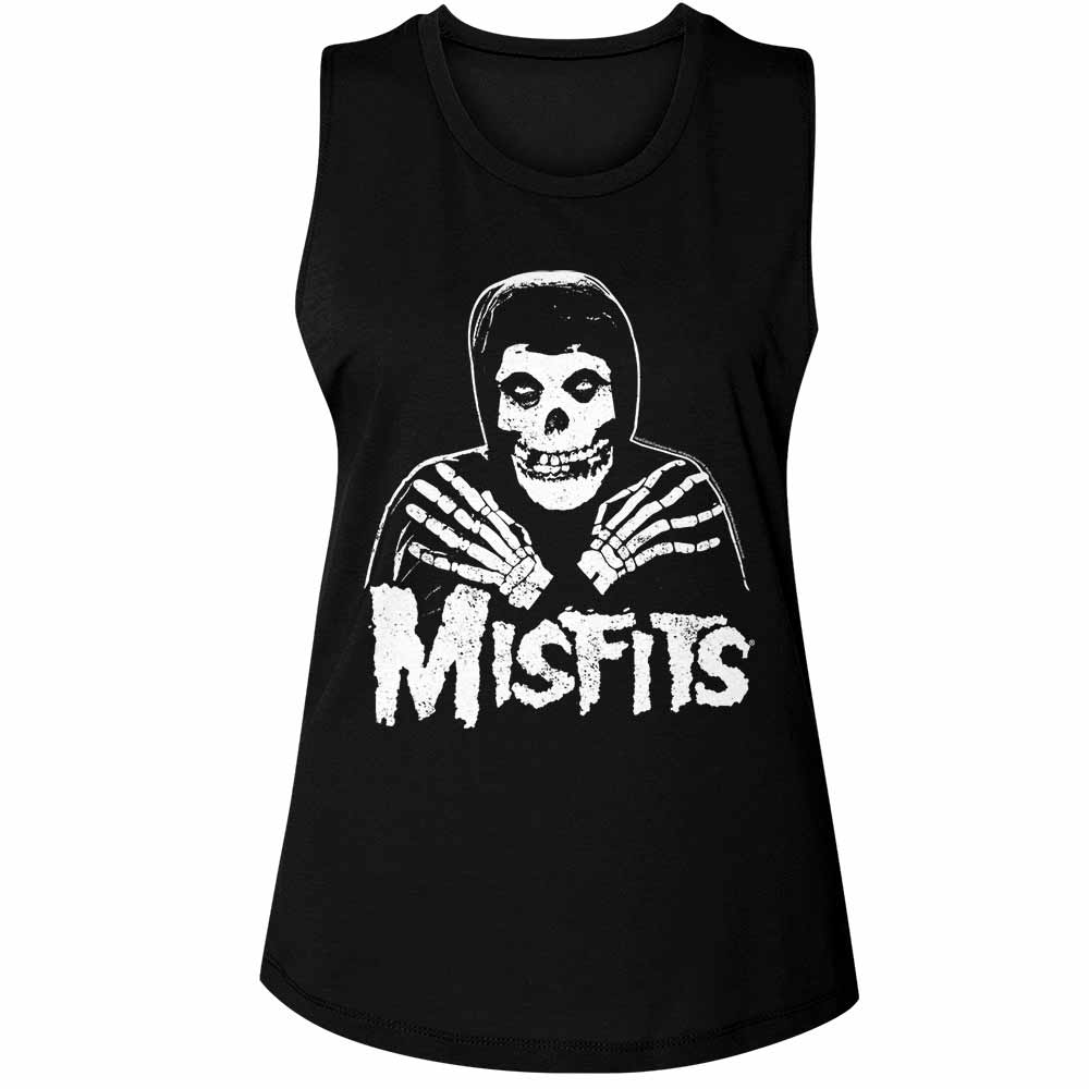 Misfits - MISFITS LOGO OUTLINE SKULL Adult Shirt