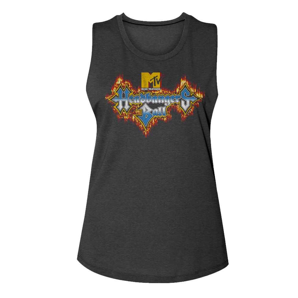 Mtv - MTV HEADBANGERS FIRE LOGO Adult Shirt