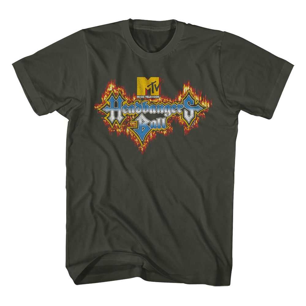 Mtv - MTV HEADBANGERS FIRE LOGO Adult Shirt