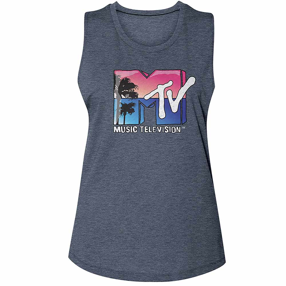 MTV - MTV BEACH LOGO Adult Shirt