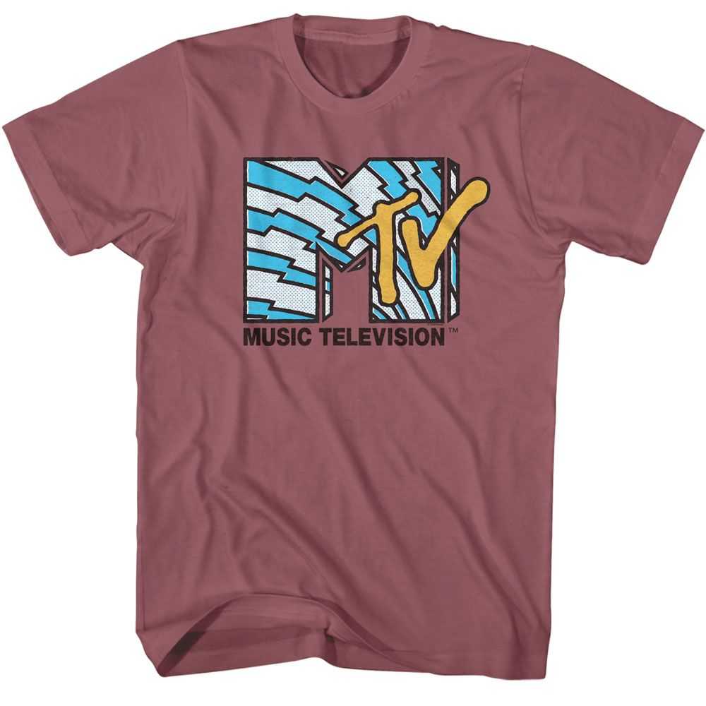 Mtv - MTV LIGHTNING LOGO Adult Shirt