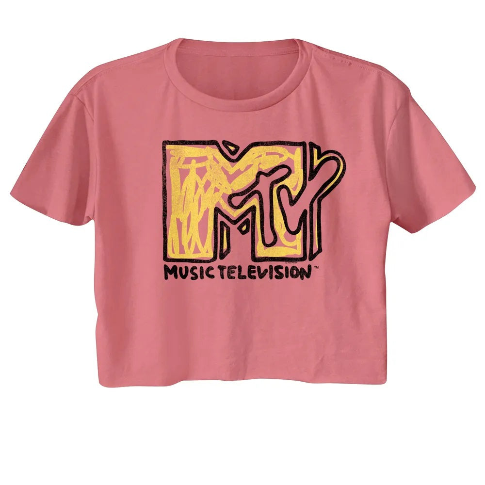 Mtv - MTV SCRIBBLE LOGO Adult Shirt